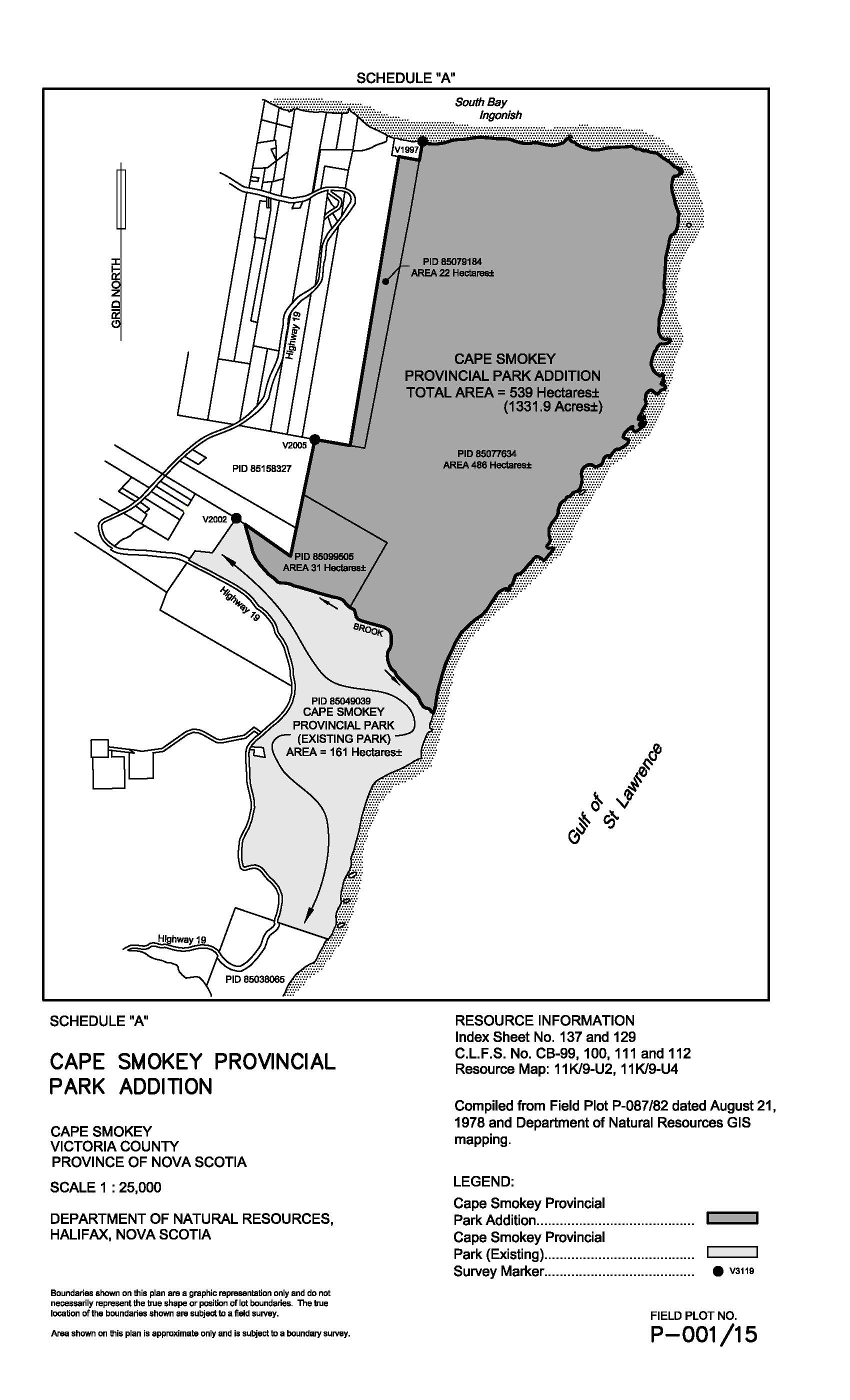 Addition to Cape Smokey Provincial Park